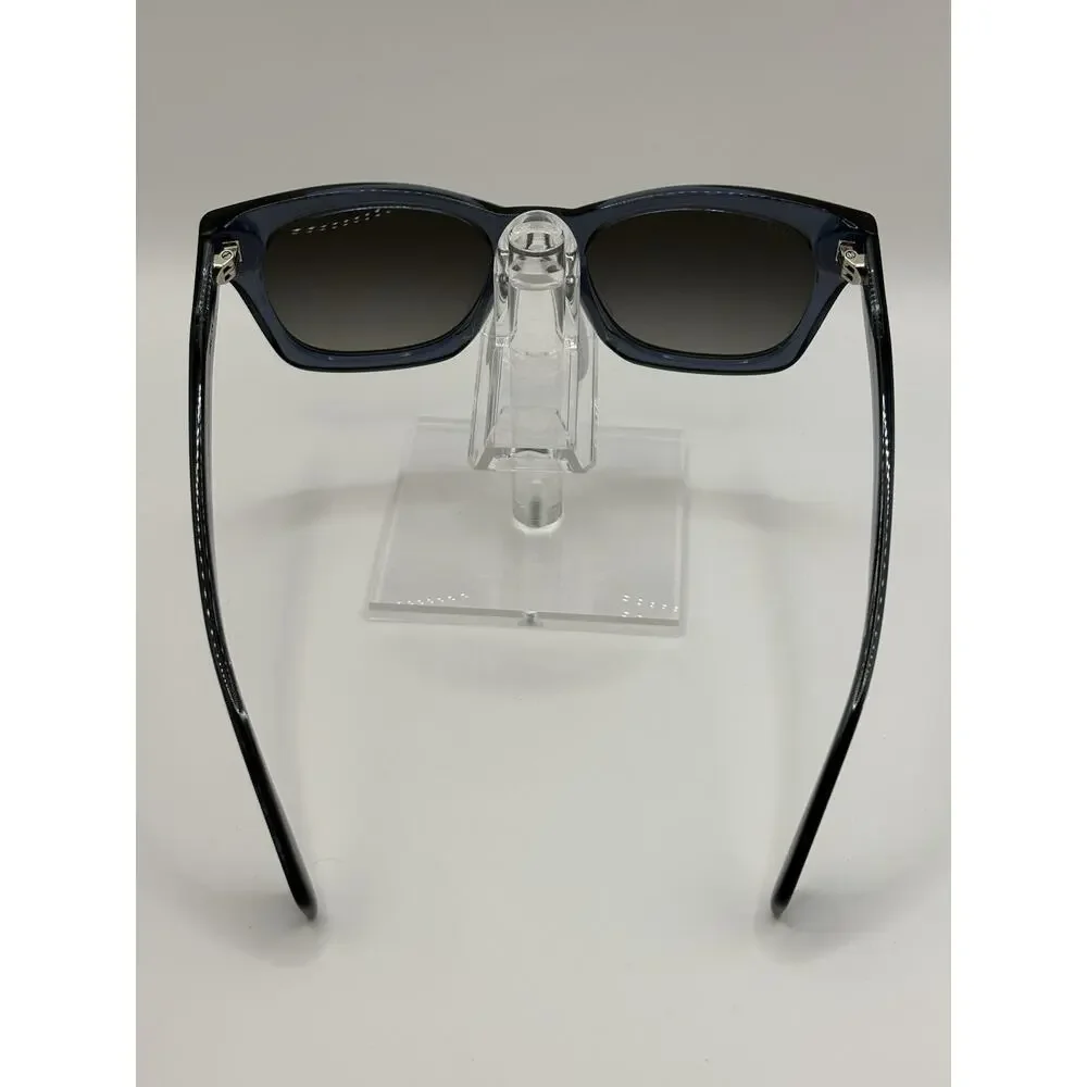 DIFF Dean Polarized Sunglasses Blue Gray Gradient Lens